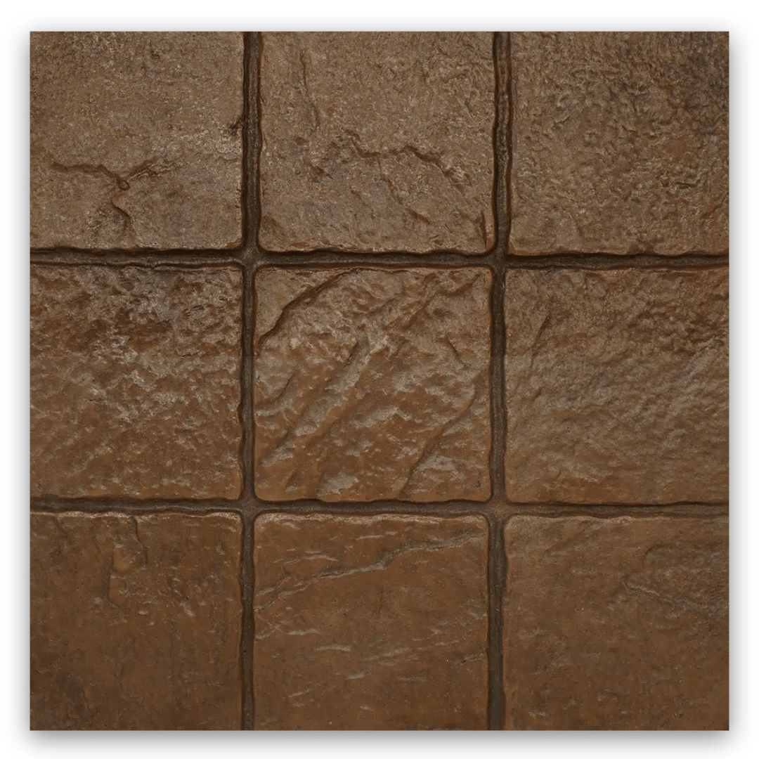 แผ่นทางเท้า 40x40 ซอฟต์ร็อค น้ำตาล