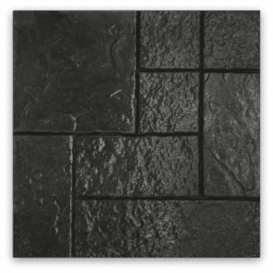 1 แผ่นทางเท้า 40×40 แจ๊สร็อค ดำ ขนาด_ 40 x 40 x 3 ซม