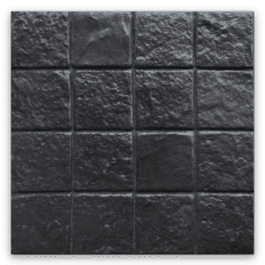 11 แผ่นทางเท้า 40×40 บลูส์ร็อค ดำ ขนาด_ 40 x 40 x 3 ซม