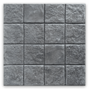 12 แผ่นทางเท้า 40×40 บลูส์ร็อค เทาเข้ม ขนาด_ 40 x 40 x 3 ซม