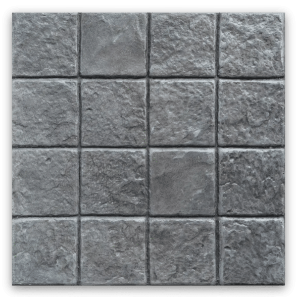 12 แผ่นทางเท้า 40×40 บลูส์ร็อค เทาเข้ม ขนาด_ 40 x 40 x 3 ซม