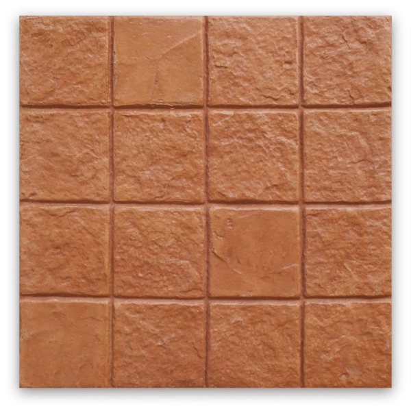 14 แผ่นทางเท้า 40×40 บลูส์ร็อค ส้ม ขนาด_ 40 x 40 x 3 ซม