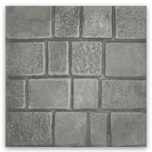 17 แผ่นทางเท้า 40×40 ป็อปร็อค เทาเข้ม ขนาด_ 40 x 40 x 3 ซม