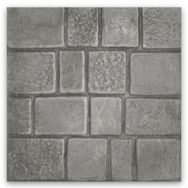 17 แผ่นทางเท้า 40×40 ป็อปร็อค เทาเข้ม ขนาด_ 40 x 40 x 3 ซม