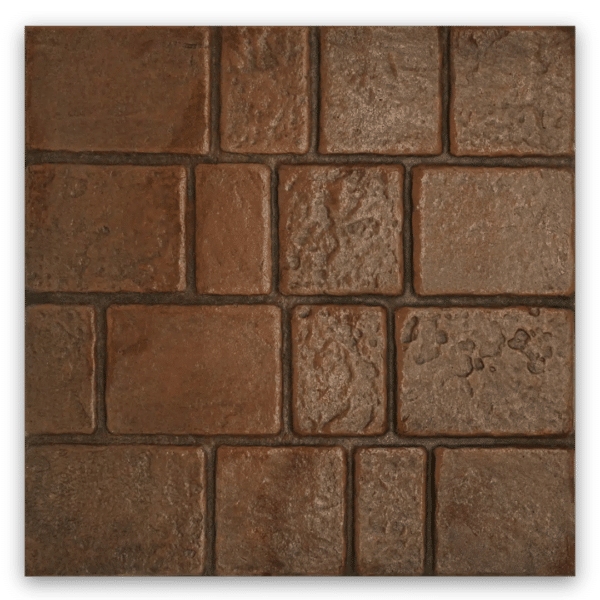 20 แผ่นทางเท้า 40×40 ป็อปร็อค น้ำตาล ขนาด_ 40 x 40 x 3 ซม