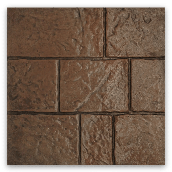25 แผ่นทางเท้า 40×40 โฟล์กร็อค น้ำตาล ขนาด_ 40 x 40 x 3 ซม