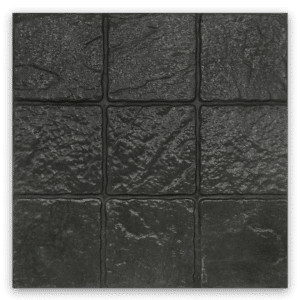 6 แผ่นทางเท้า 40×40 ซอฟต์ร็อค ดำ ขนาด_ 40 x 40 x 3 ซม