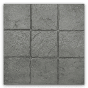 7 แผ่นทางเท้า 40×40 ซอฟต์ร็อค เทาเข้ม ขนาด_ 40 x 40 x 3 ซม