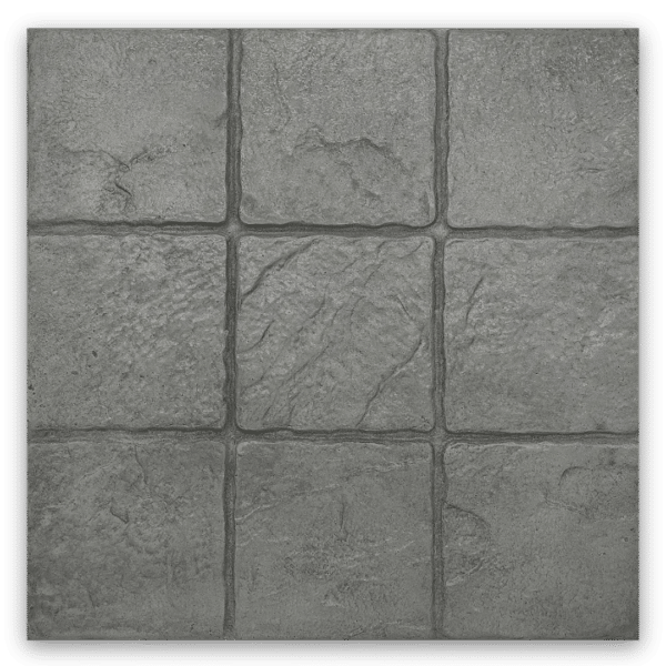 7 แผ่นทางเท้า 40×40 ซอฟต์ร็อค เทาเข้ม ขนาด_ 40 x 40 x 3 ซม