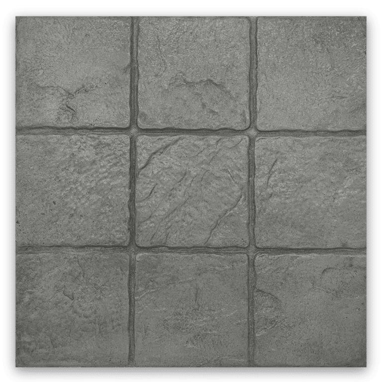 แผ่นทางเท้า 40×40 ซอฟต์ร็อค เทาเข้ม