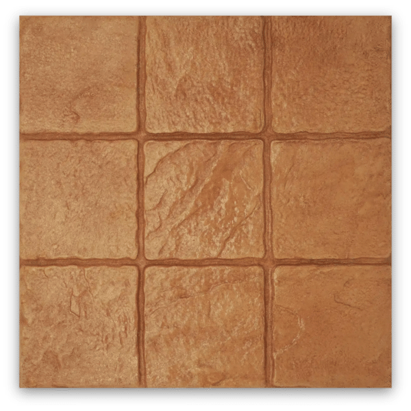 9 แผ่นทางเท้า 40×40 ซอฟต์ร็อค ส้ม ขนาด_ 40 x 40 x 3 ซม