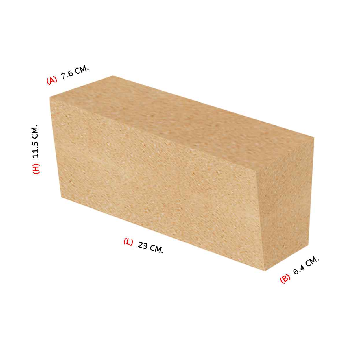 อิฐทนไฟ BX80-SA64