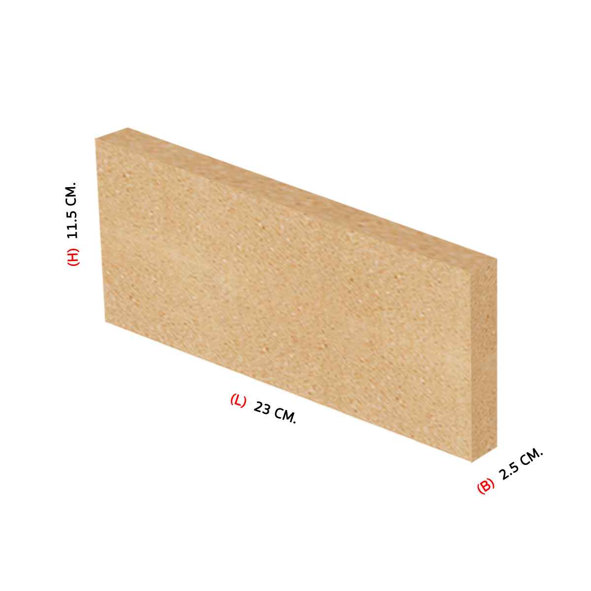 อิฐทนไฟ BX80-SP25