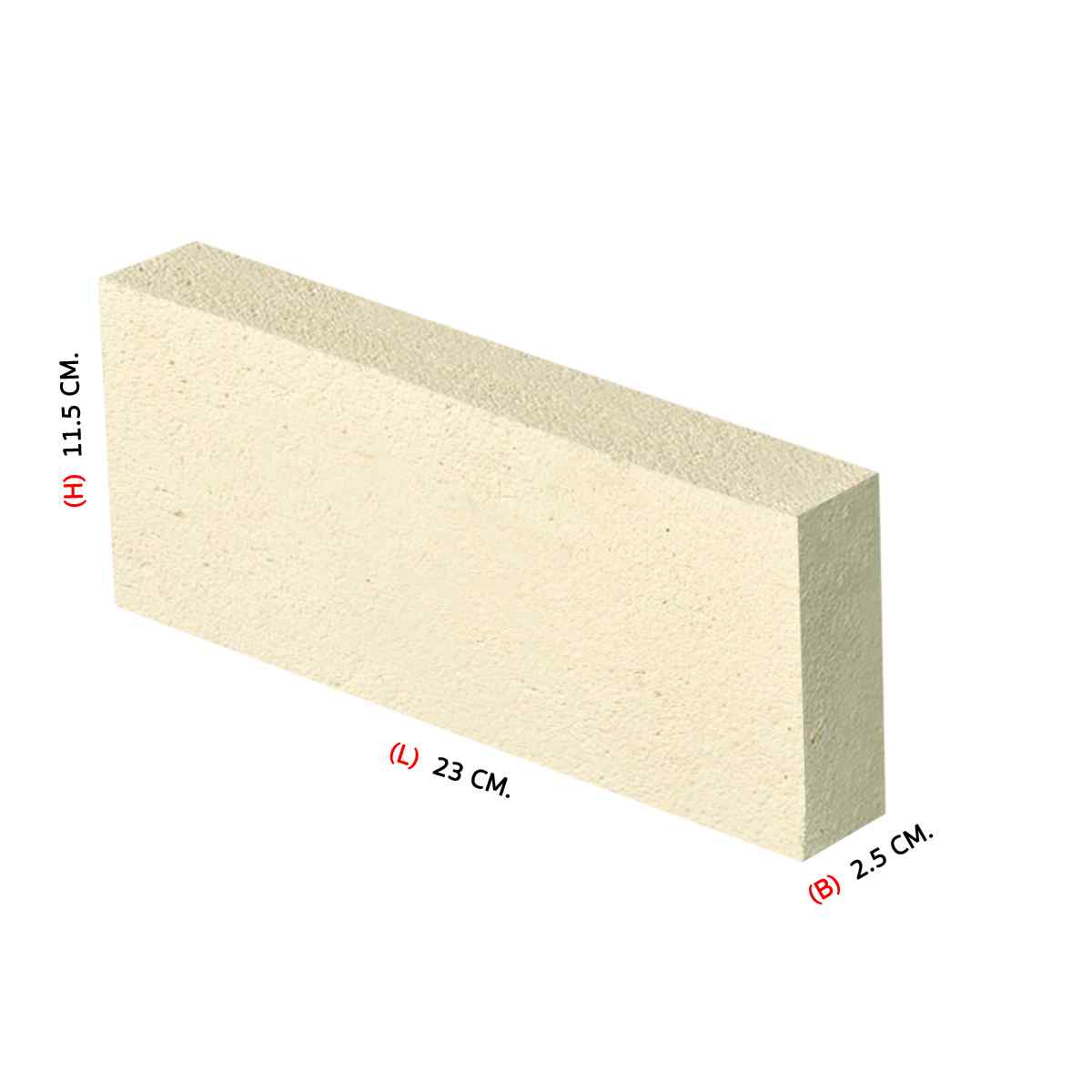 อิฐฉนวนทนความร้อน HI16-SP25