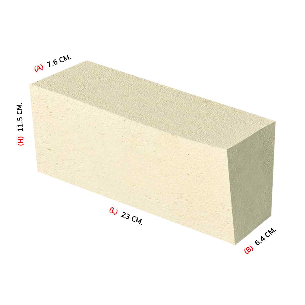 อิฐฉนวนทนความร้อน HI20-SA64