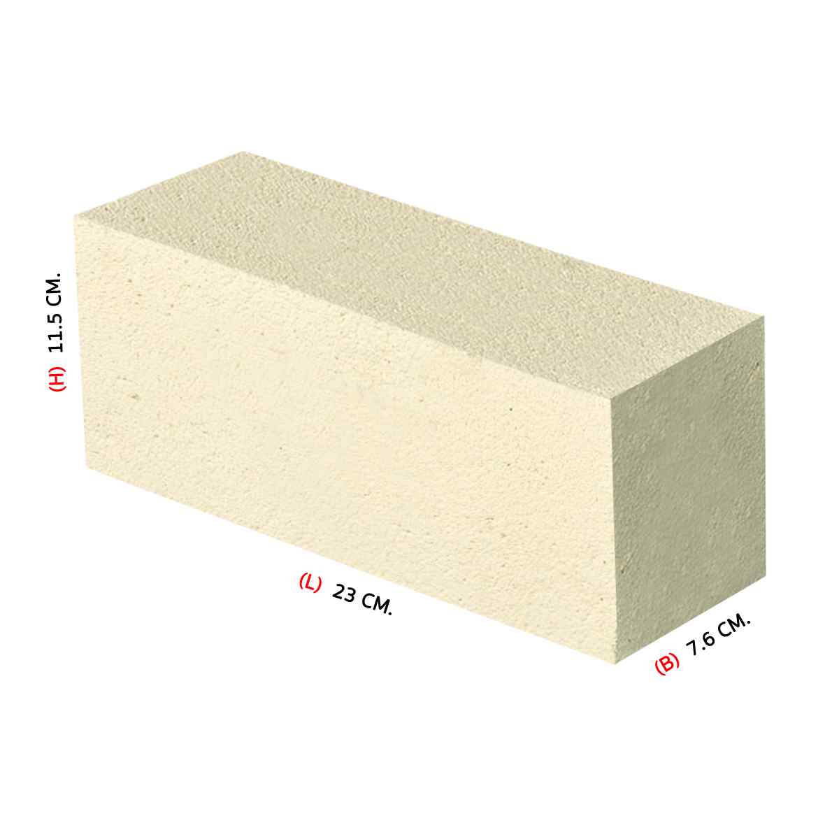 อิฐฉนวนทนความร้อน B2-ST76