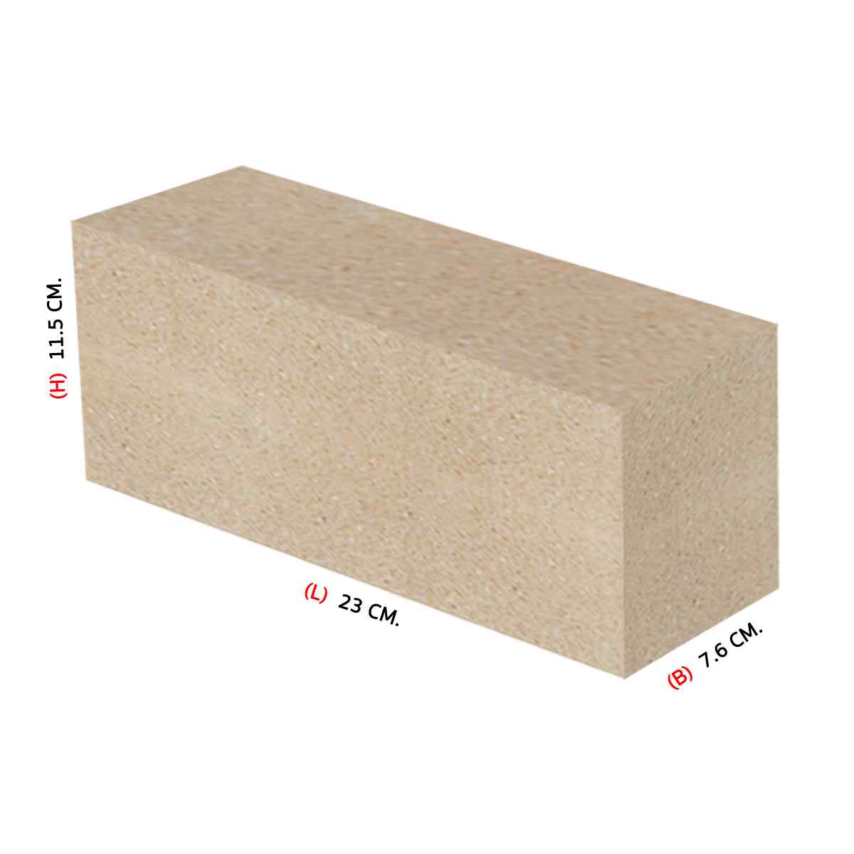 อิฐทนไฟ SK34-ST76