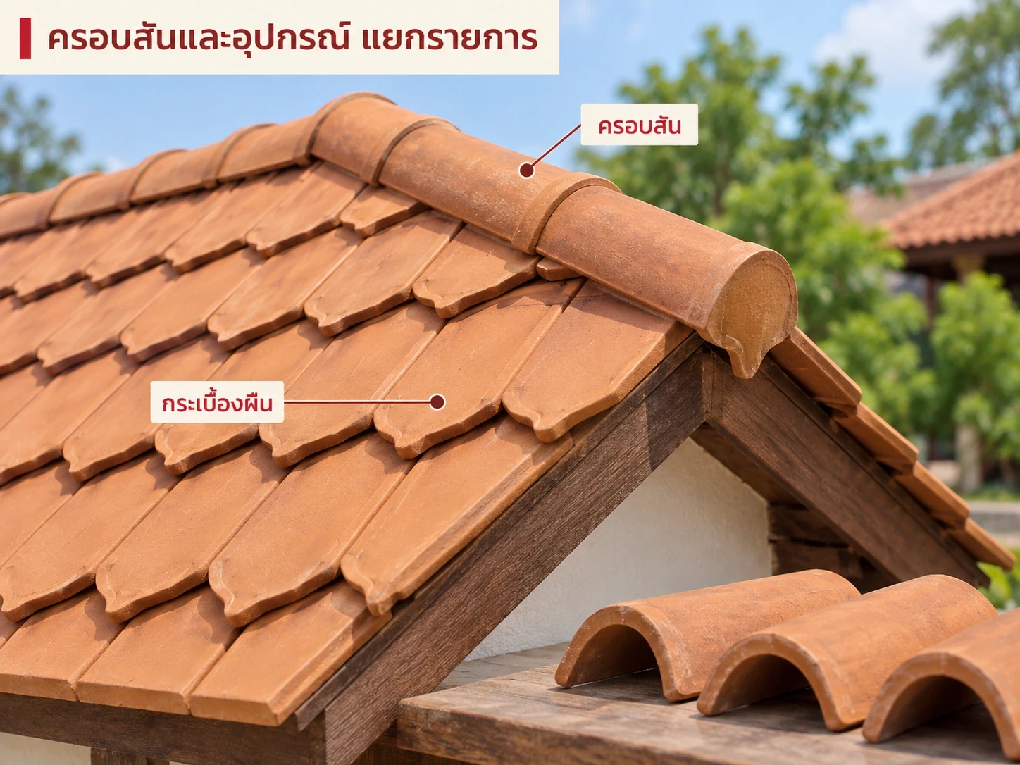 ภาพจำลองแนวครอบสันและตะเข้: ถอดจำนวนตามความยาวใช้งานของครอบที่เลือก