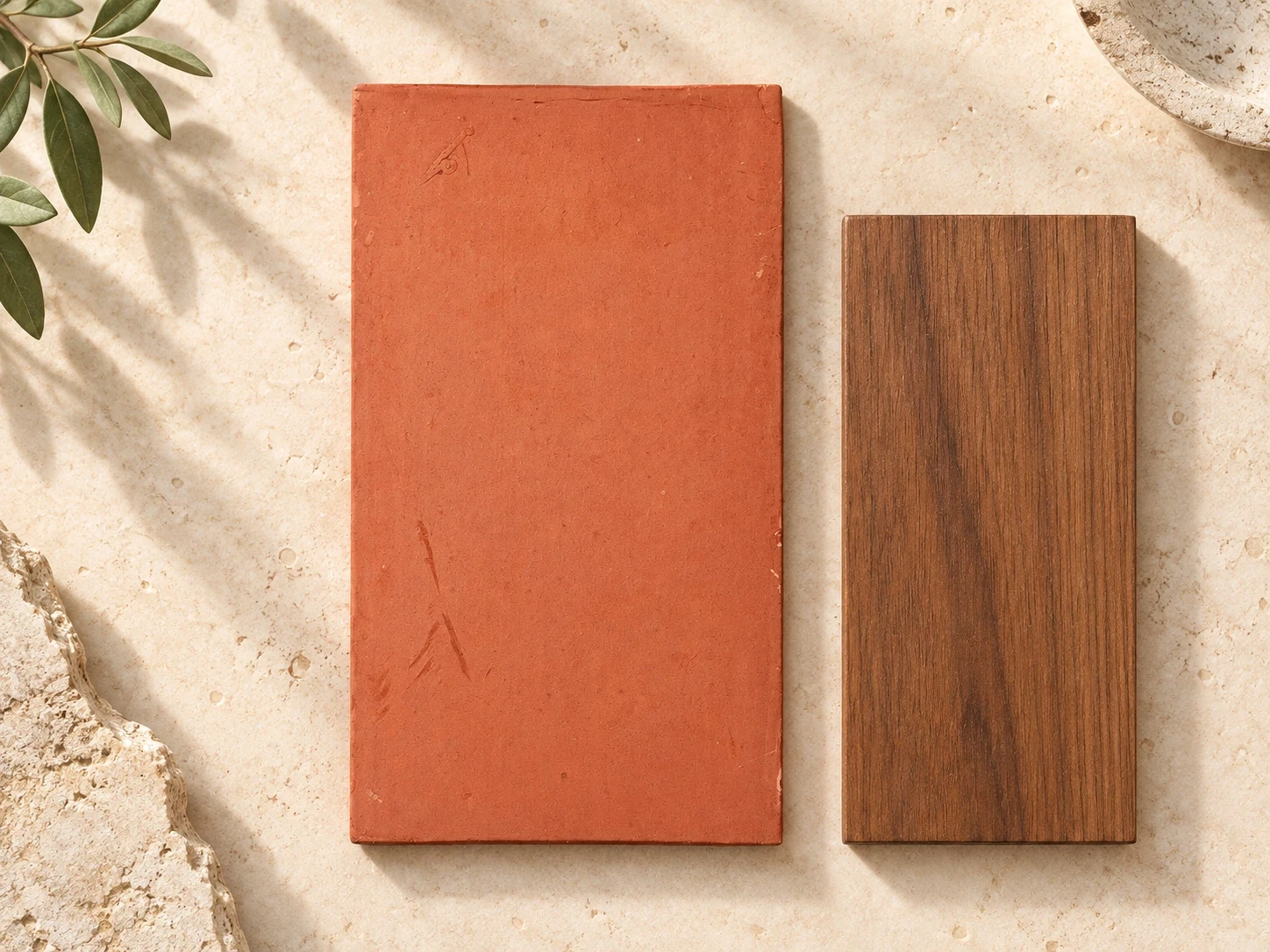 กระเบื้องหม่อม กลาง สีธรรมชาติ ขนาด13×23×1.3ซม