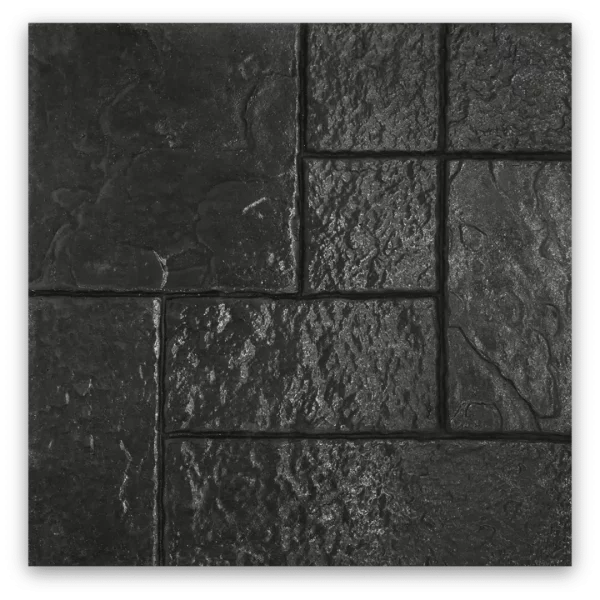1 แผ่นทางเท้า 40×40 แจ๊สร็อค ดำ ขนาด_ 40 x 40 x 3 ซม