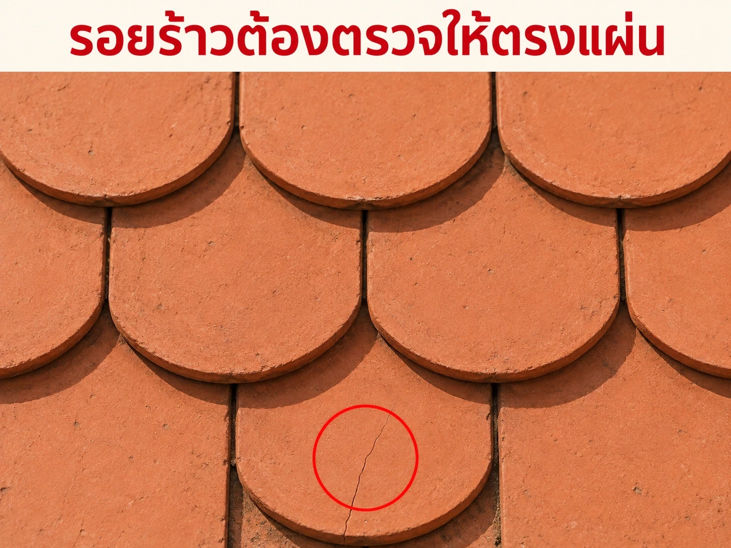 ภาพจำลองรอยร้าวของเกล็ดปลา: ระบุแผ่นและแนวรอบข้างก่อนให้ช่างตรวจ
