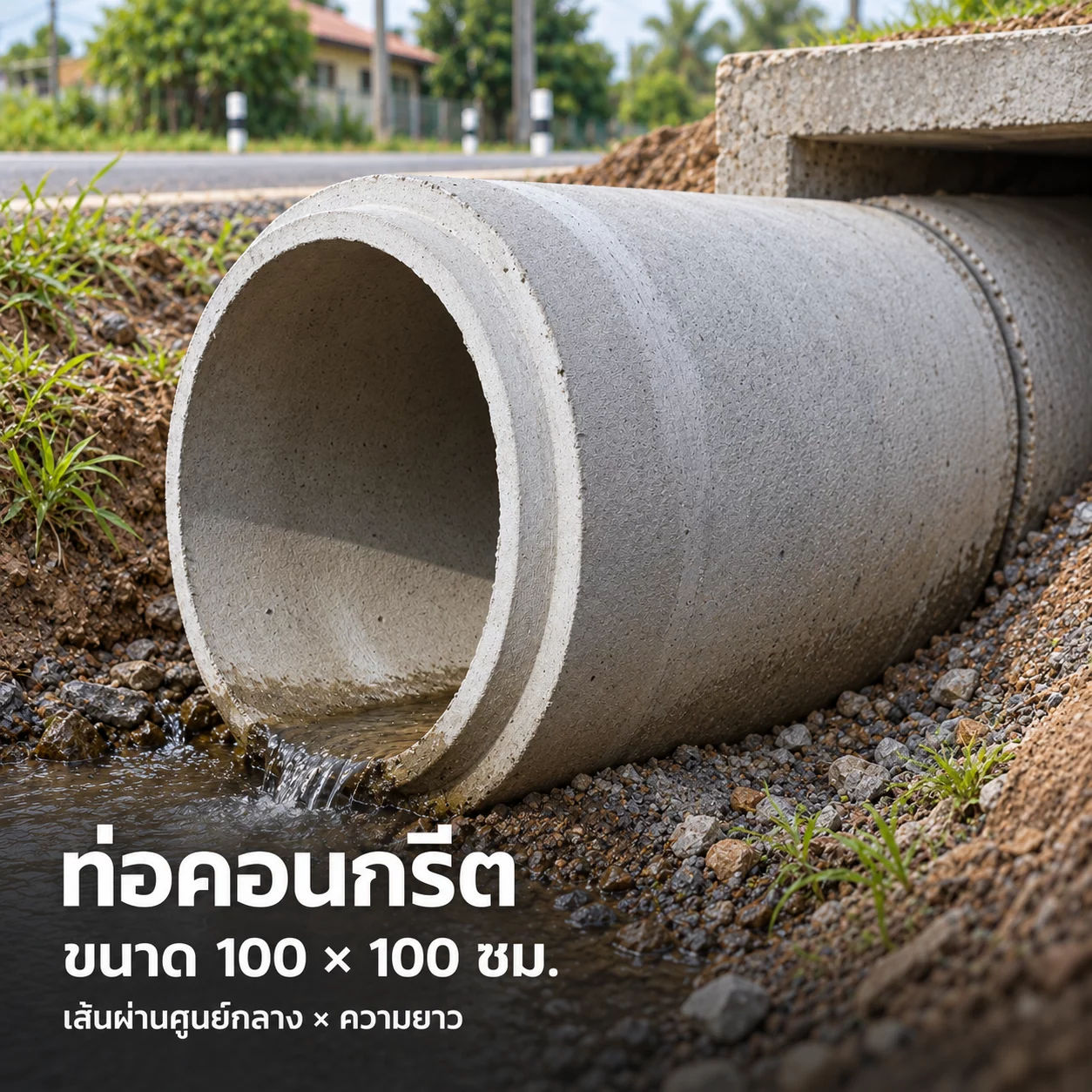 ภาพตัวอย่างจากอัลบั้ม ท่อคอนกรีต 100×100