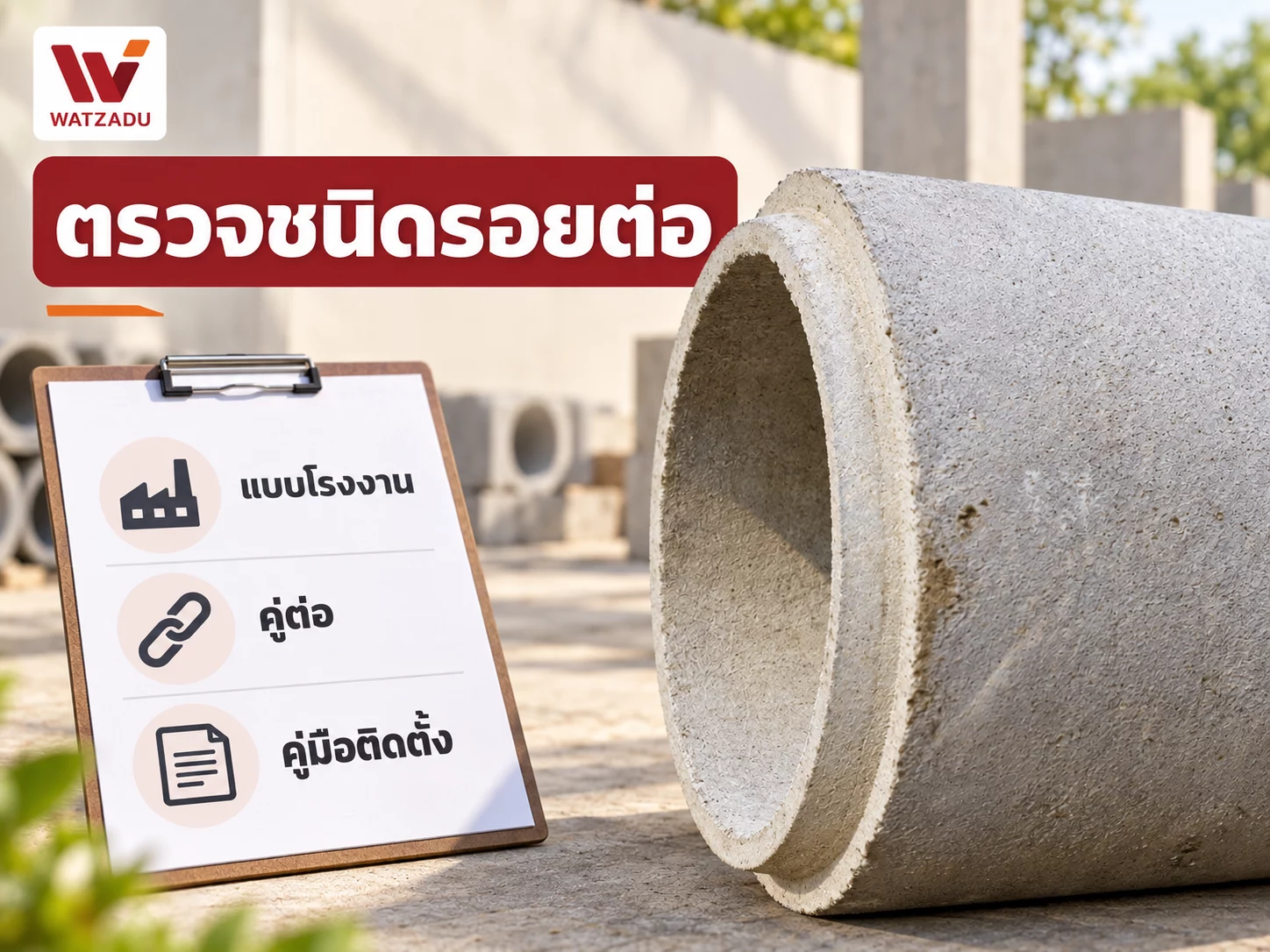 ตรวจชนิดรอยต่อ — แบบโรงงาน · คู่ต่อ · คู่มือติดตั้ง