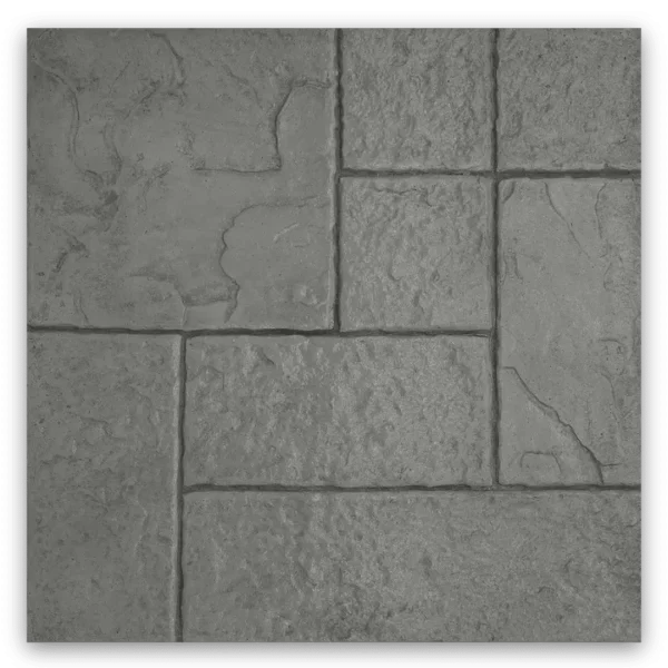 2 แผ่นทางเท้า 40×40 แจ๊สร็อค เทาเข้ม ขนาด_ 40 x 40 x 3 ซม