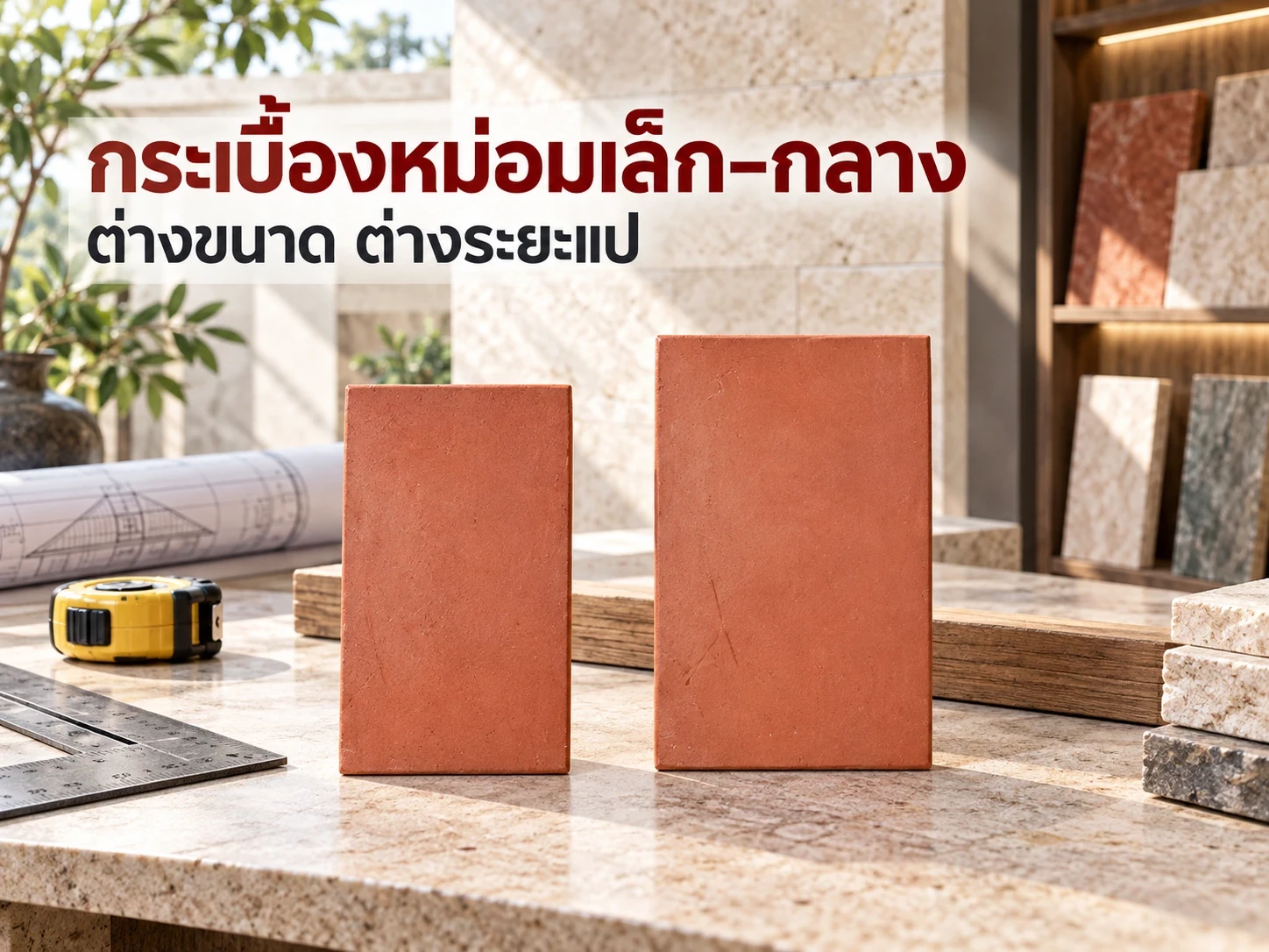 กระเบื้องหม่อมรุ่นเล็ก–กลาง ต่างกันอย่างไร และเตรียมมุงแบบไหน