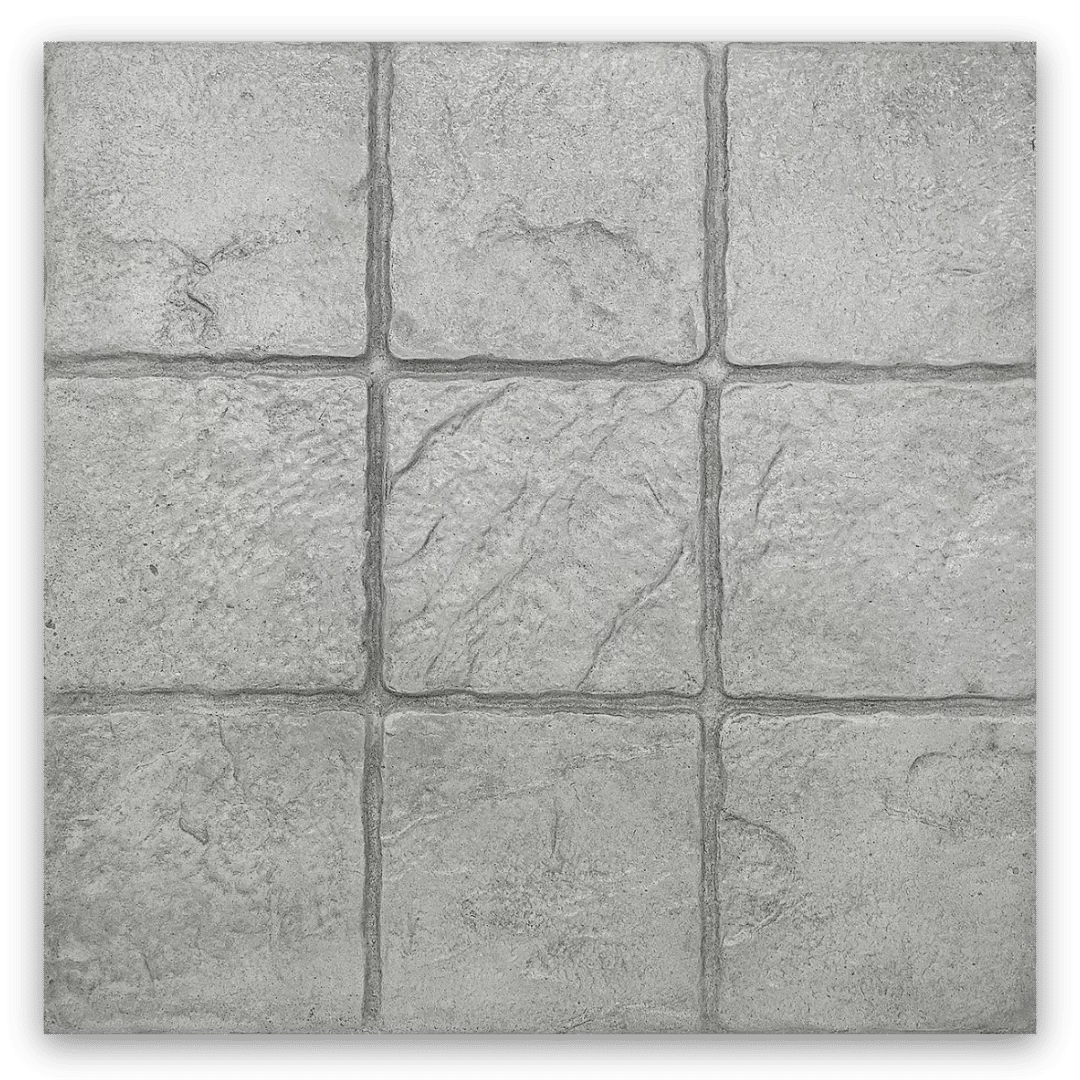 แผ่นทางเท้า 40×40 ซอฟต์ร็อค เทา
