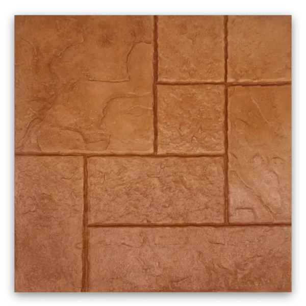4 แผ่นทางเท้า 40×40 แจ๊สร็อค ส้ม ขนาด_ 40 x 40 x 3 ซม