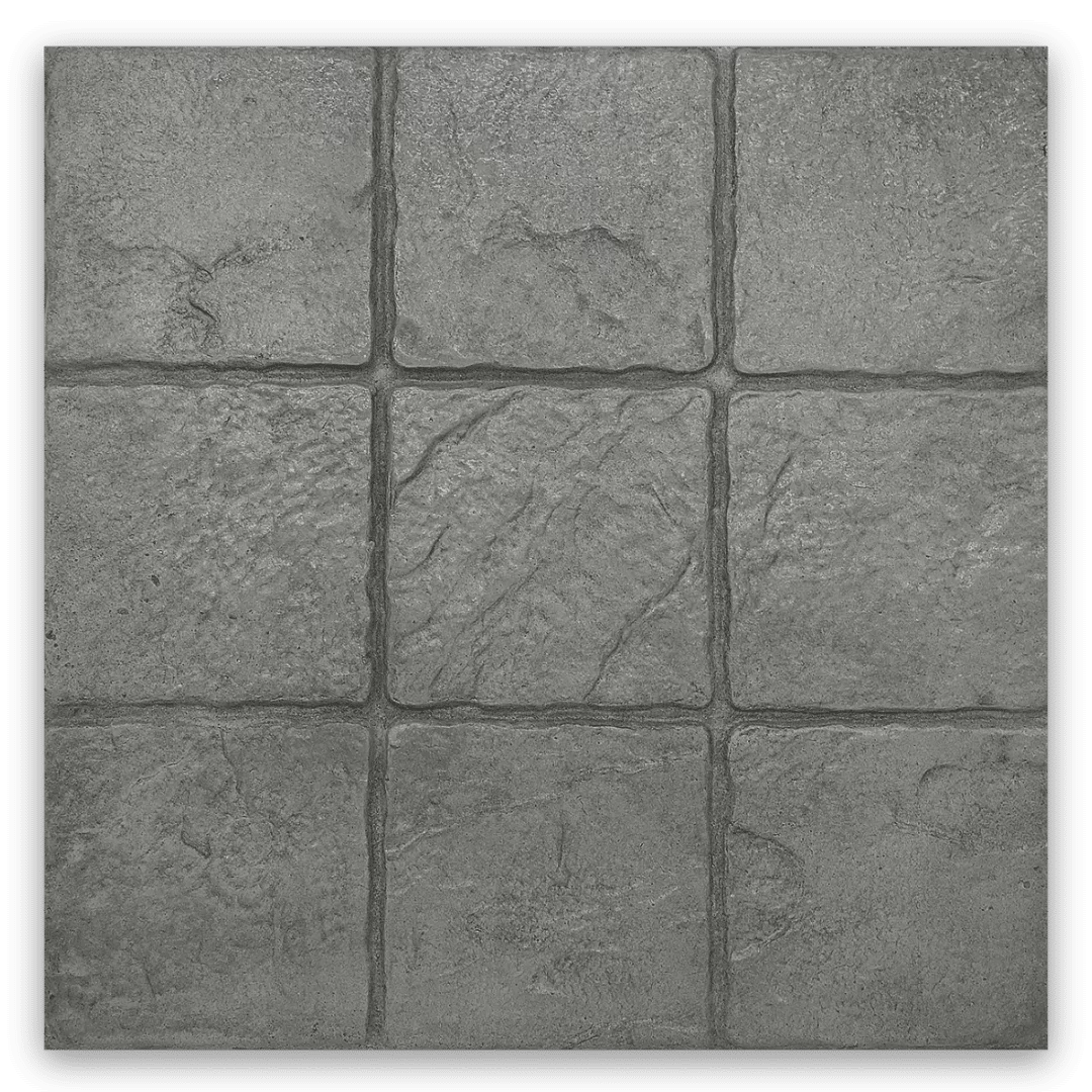 แผ่นทางเท้า 40×40 ซอฟต์ร็อค เทาเข้ม