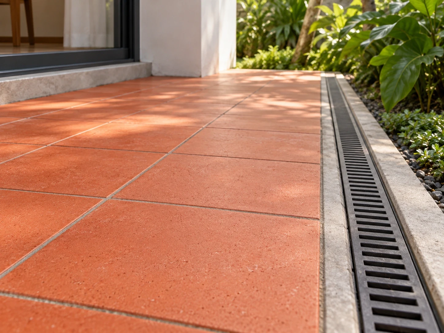 42196-03-ทางระบายน้ำ-ดินเผาไทย-สีธรรมชาติ-20×20×1.3ซม