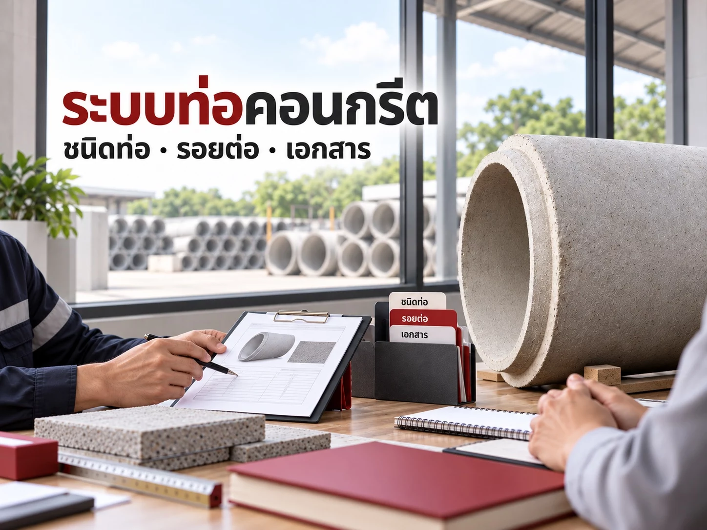 ระบบท่อคอนกรีตกับเอกสาร: ระบายน้ำ แรงดัน และวิธีติดตั้งต้องตรวจต่างกันอย่างไร
